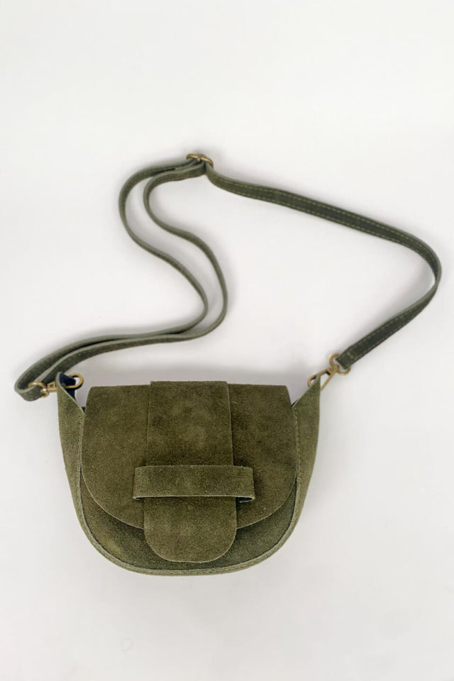 Orla Antwerp Suede Ronde Tas