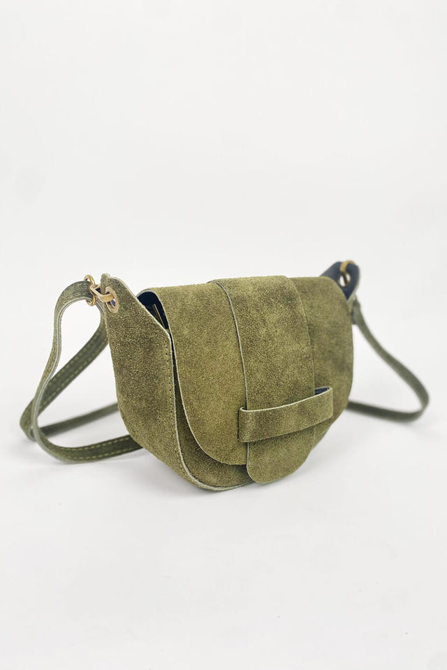 Orla Antwerp Suede Ronde Tas