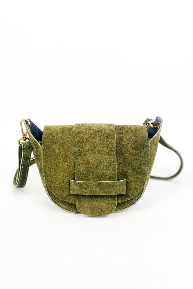 orla antwerp Suede Ronde Tas