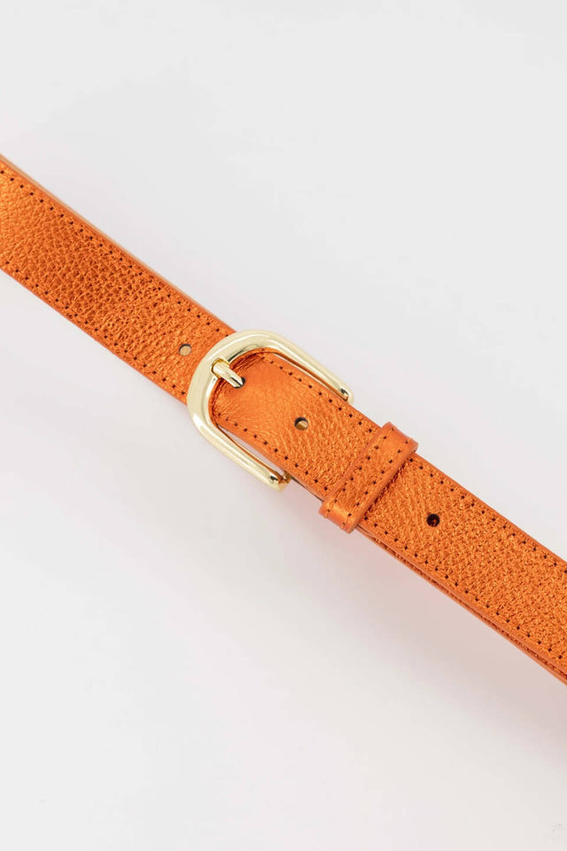 Orla Antwerp Suus Metallic Leren Riem