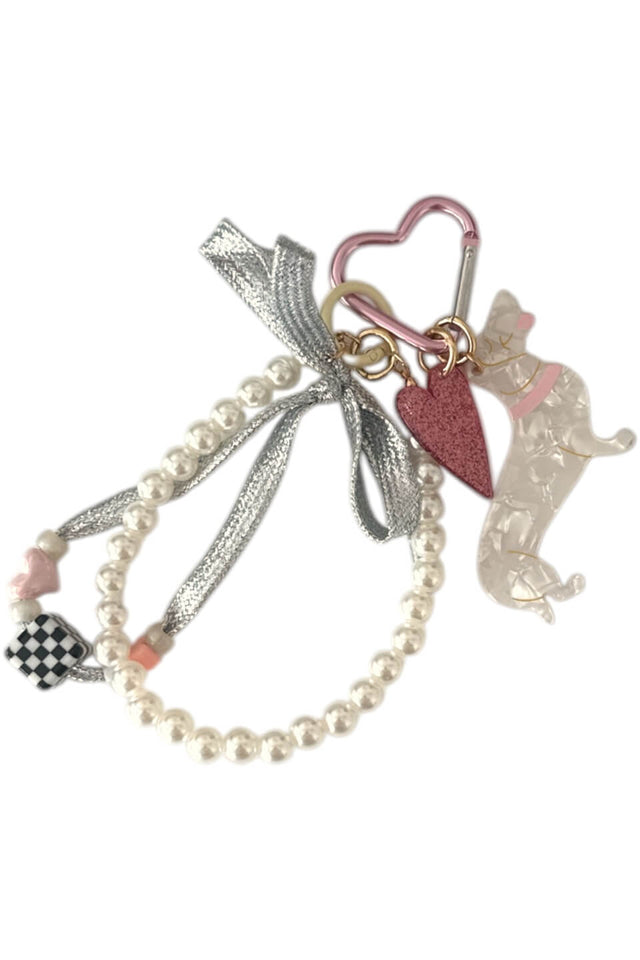 orla antwerp Teckel Parel Bag Charm Roze