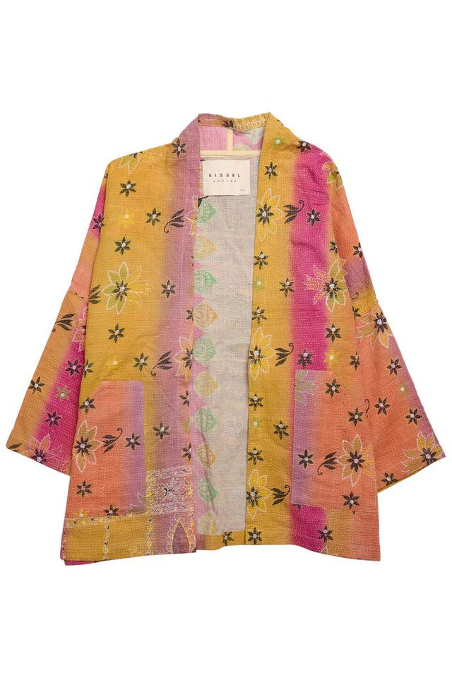 orla antwerp Tyler Handgemaakte Gele Kantha Jas