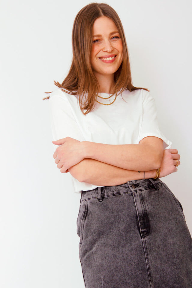 Orla Antwerp Vikira Denim Jeans Rok