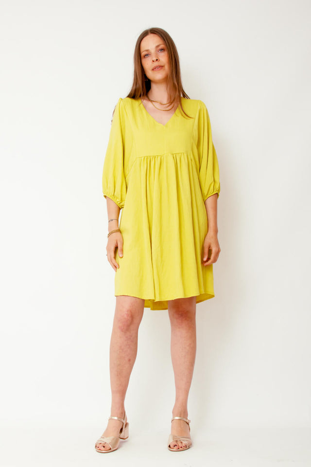 Orla Antwerp Viscose Mini V-Hals Jurk