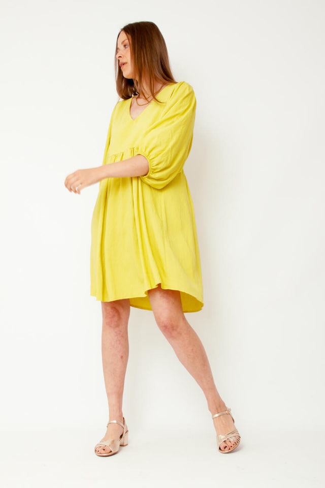 Orla Antwerp Viscose Mini V-Hals Jurk