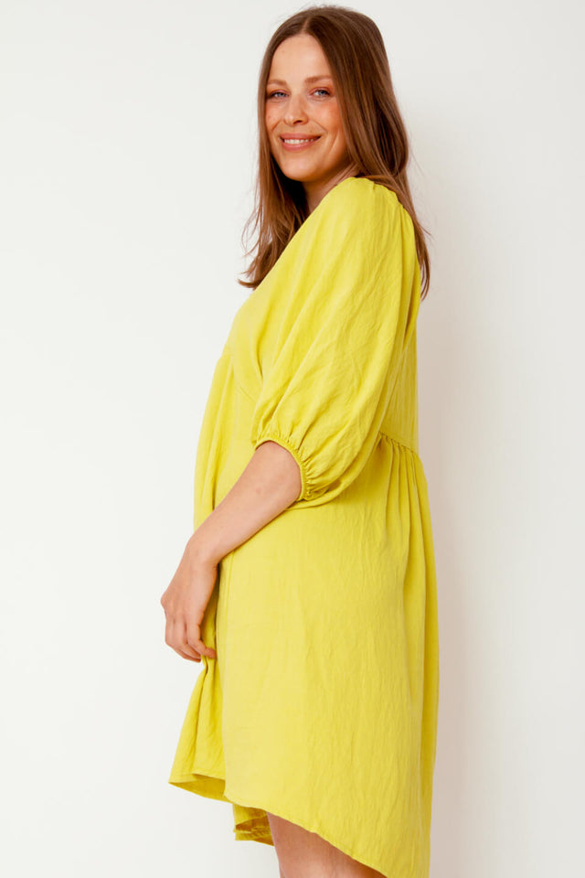 orla antwerp Viscose Mini V-Hals Jurk