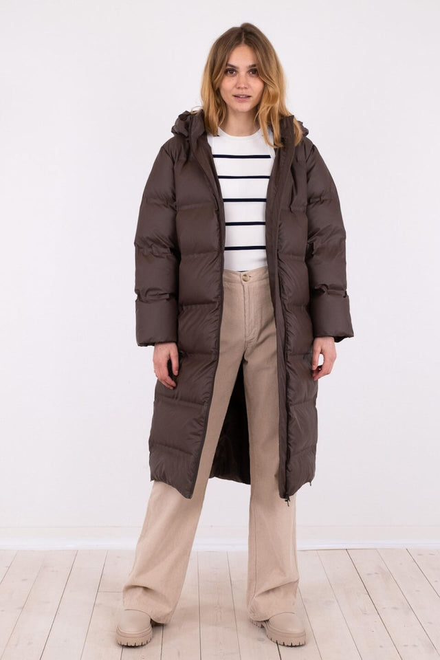 Orla Antwerp Viviana Gewatteerde Lange Jas