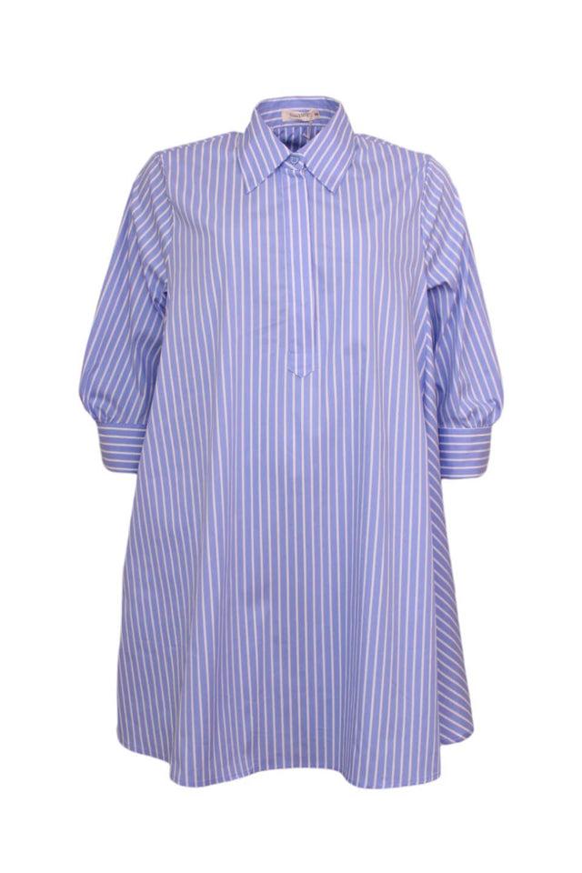 orla antwerp Vivienne Gestreepte Hemd Jurk