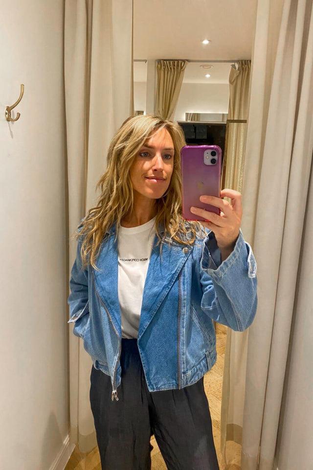 Orla Antwerp Yasabigail Denim Biker Jeans Jas