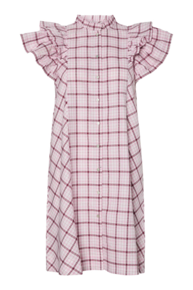 orla antwerp Yasletera Geruite Hemd Jurk