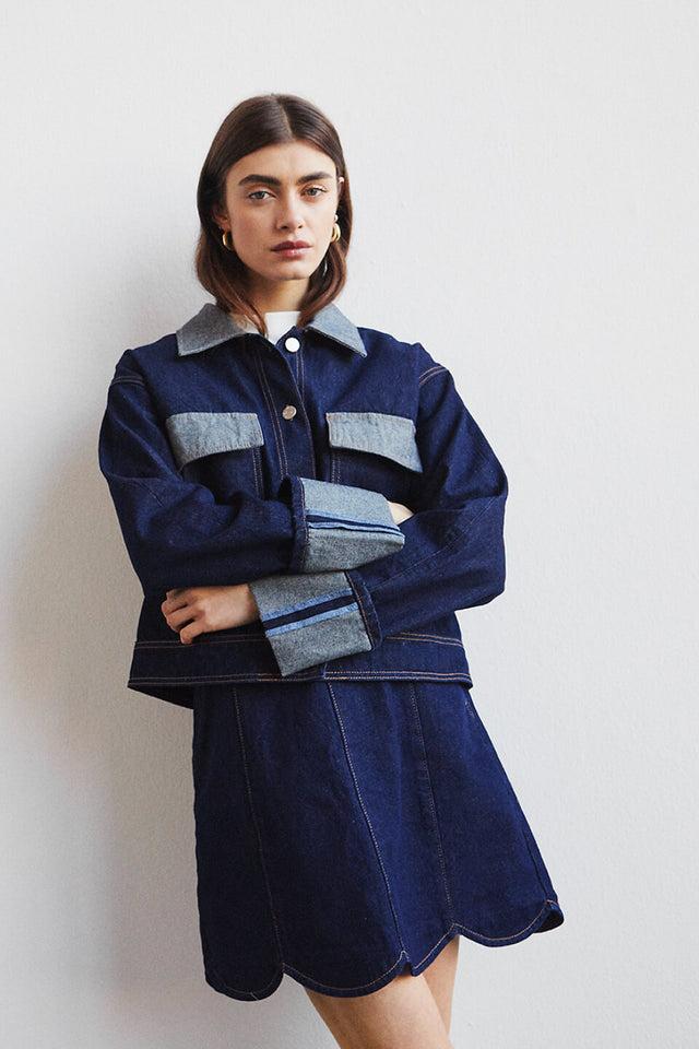 Orla Antwerp Yasmaria Denim Jeans Rok