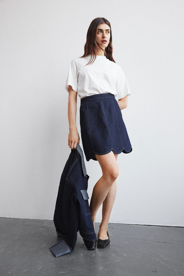 Orla Antwerp Yasmaria Denim Jeans Rok