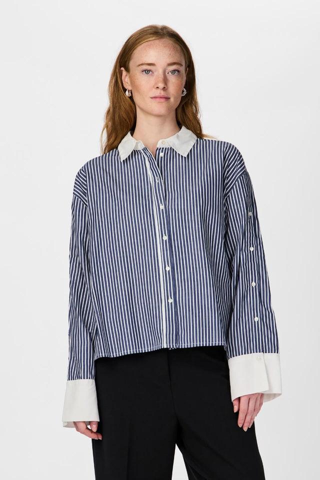 Orla Antwerp Yasstria Gestreept Hemd