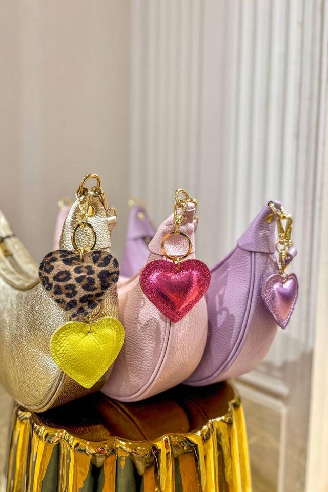 Orla Antwerp Pipsa Hart Sleutelhanger Suede Luipaard