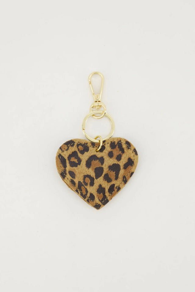 orla antwerp Pipsa Hart Sleutelhanger Suede Luipaard
