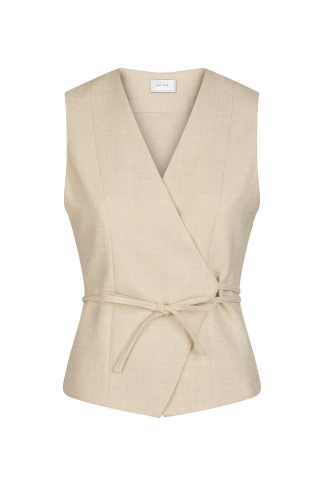 orla antwerp Samara Melange Mouwloos Wikkelvest Gilet