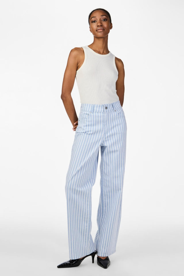 Orla Antwerp Yasleonora Gestreepte Denim Jeans Broek