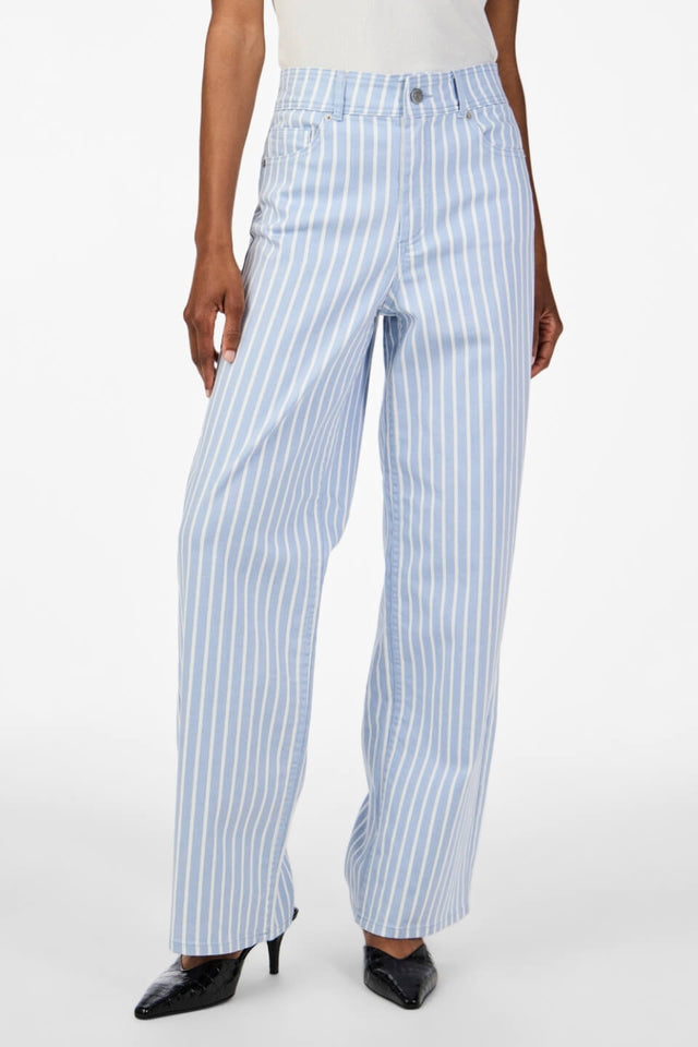 Orla Antwerp Yasleonora Gestreepte Denim Jeans Broek