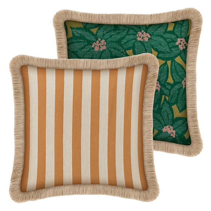 palais Dubbelzijdig kussen Jackie Karamel & Ecru x Michelle Mos & Olijf