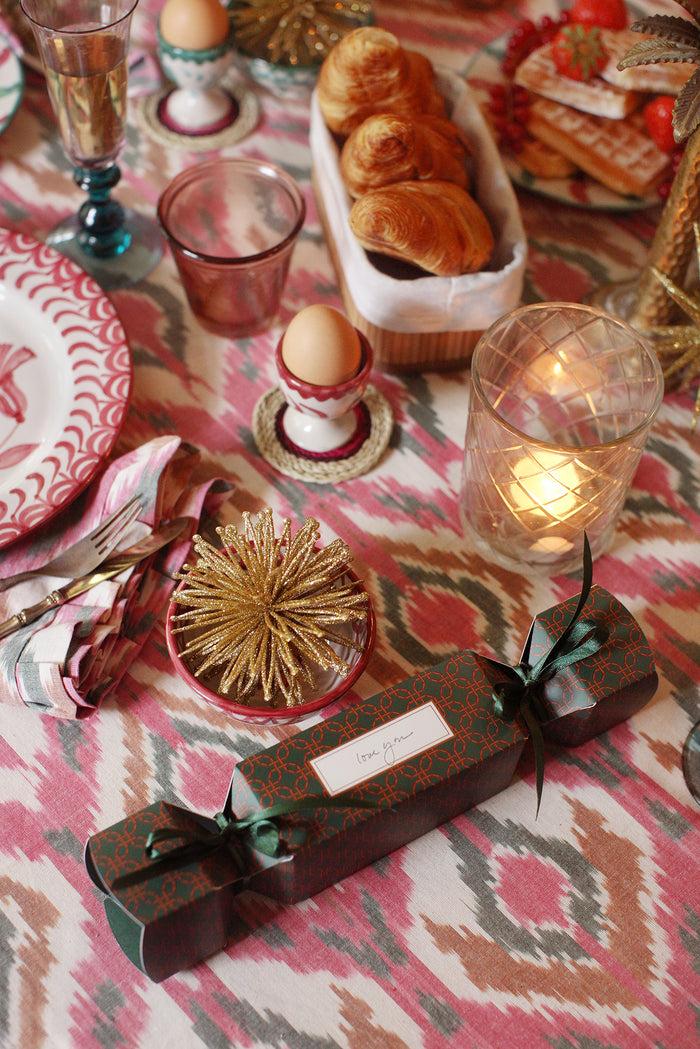 Palais Handgeweven Servet Ikat Roze (set Van 2)