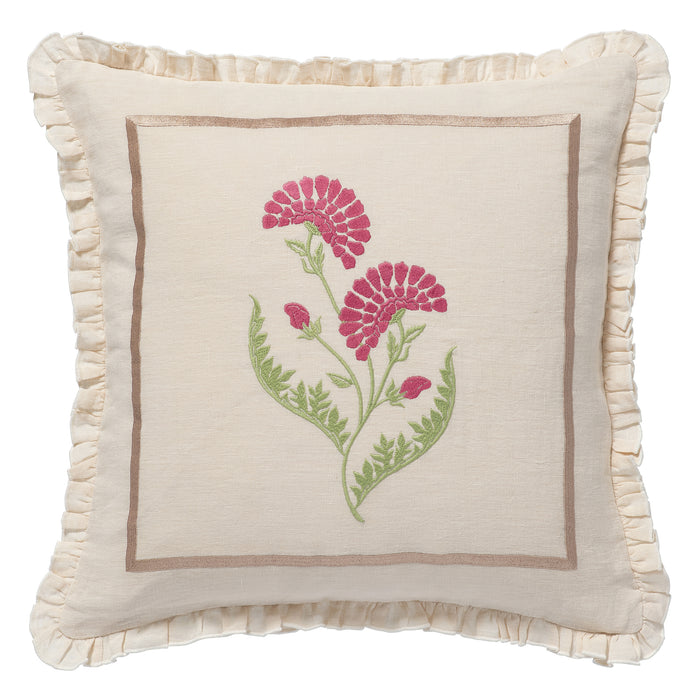 palais Kussen Carry Fuchsia & Ecru