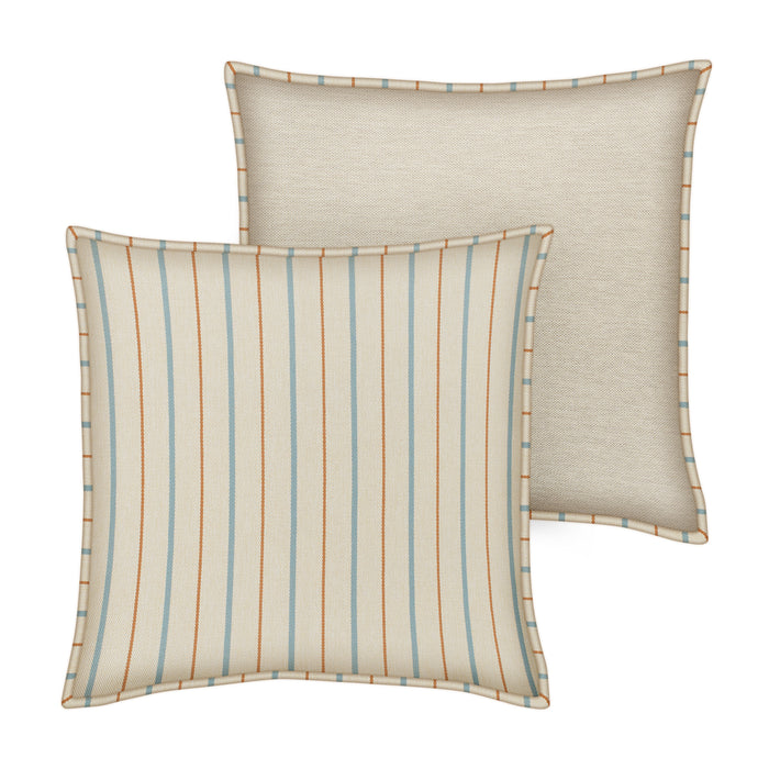 palais Kussen Sara Ecru & Lichtblauw