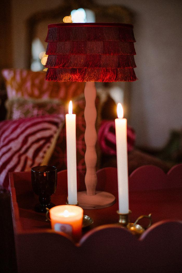 Palais Lampenkap Giselle Burgundy & Bordeaux