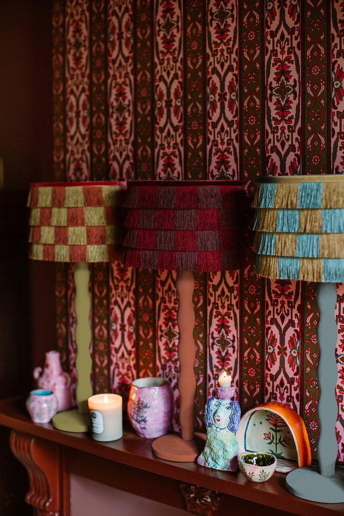 Palais Lampenkap Giselle Burgundy & Bordeaux