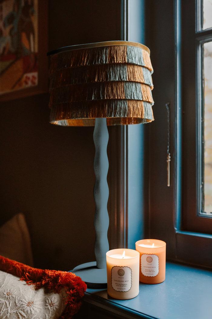 Palais Lampenkap Giselle Karamel & Blauw