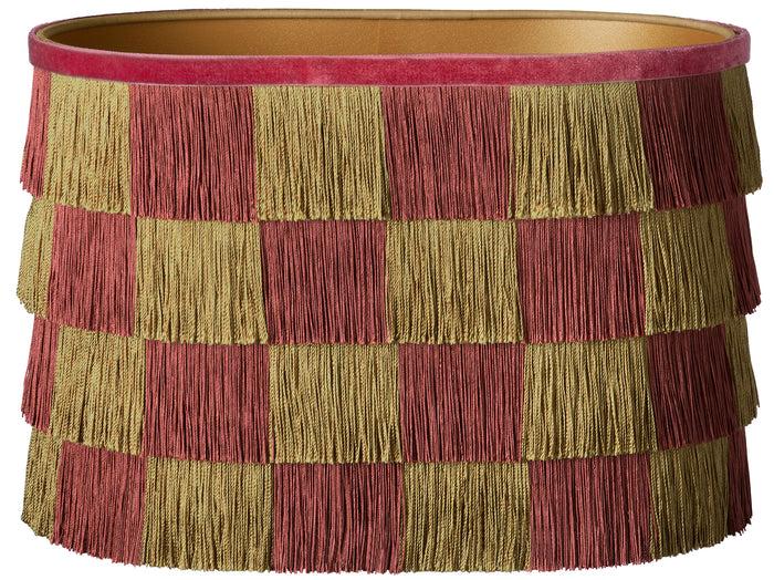 palais Lampenkap Giselle Olijfgroen & Blush