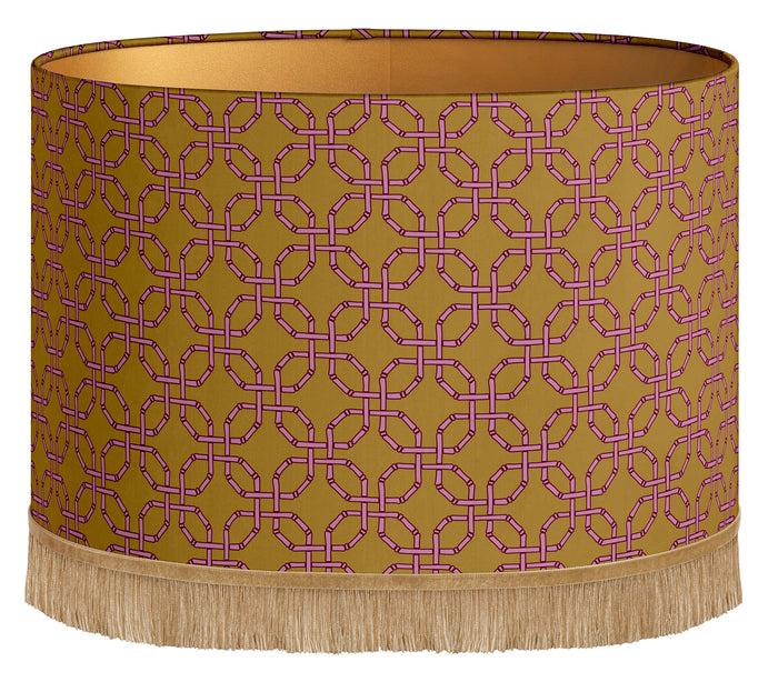 Palais Lampenkap Harper Bamboe Safari & Roze