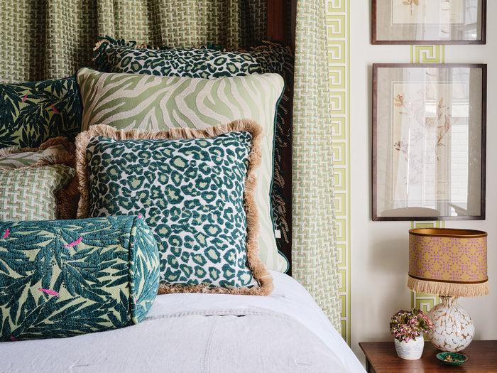 Palais Lampenkap Harper Bamboe Safari & Roze