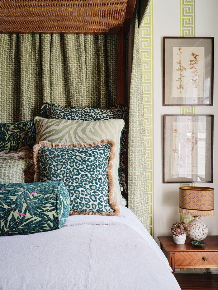 Palais Lampenkap Harper Bamboe Safari & Roze