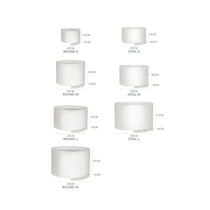 Palais Lampenkap Jackie Oudroze & Ecru