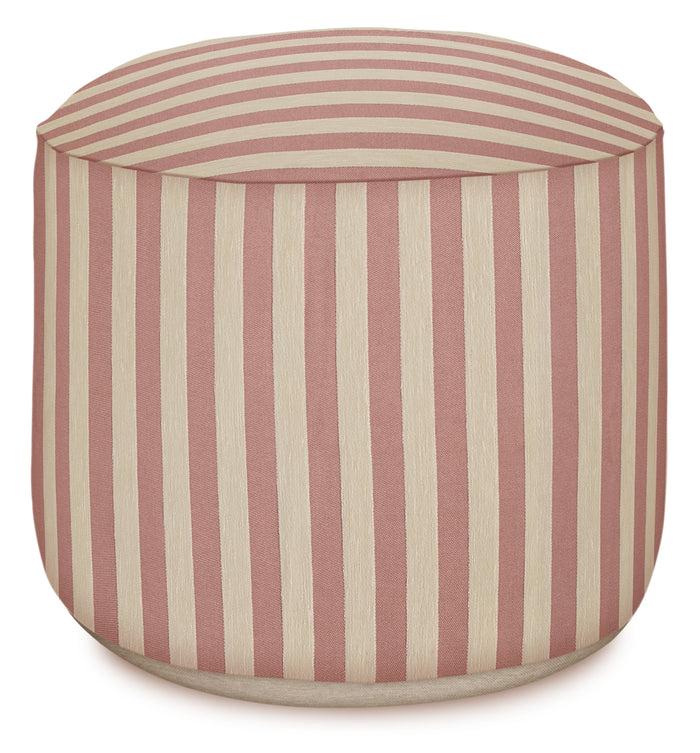 palais Outdoor Poef Jackie Roze & Ecru