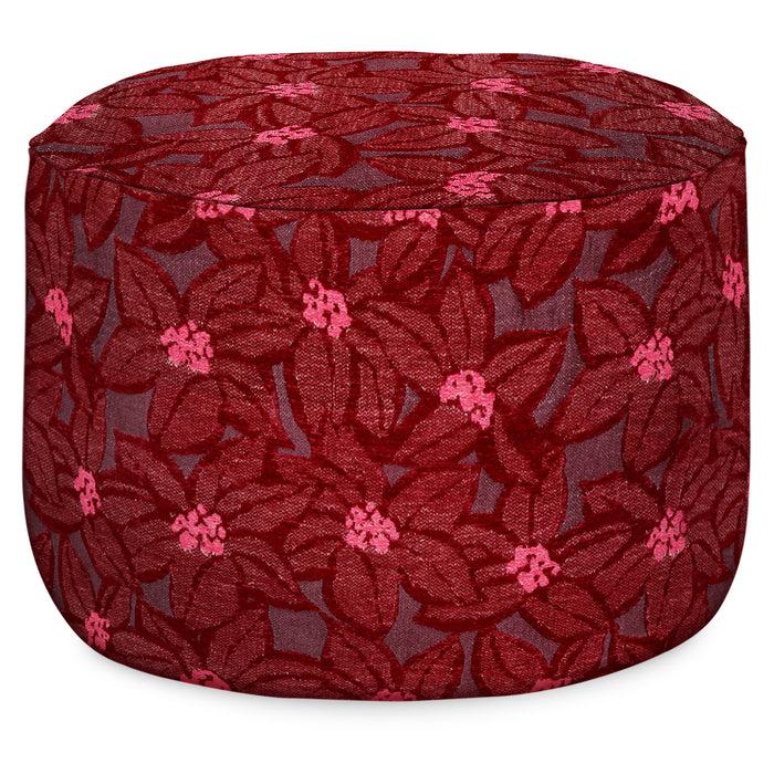 palais Outdoor Poef Michelle Pink & Bordeaux