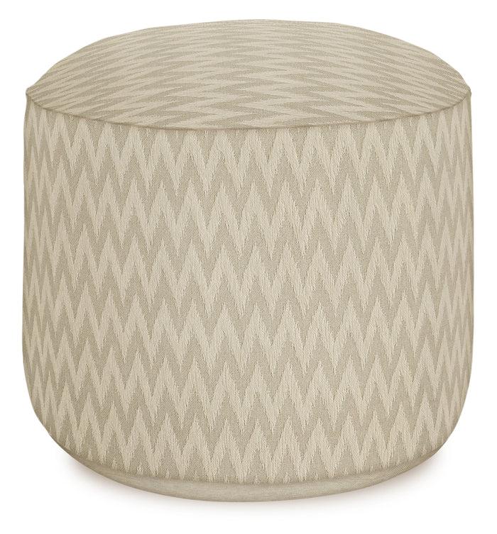 palais Outdoor Poef Rosita Zand & Ecru