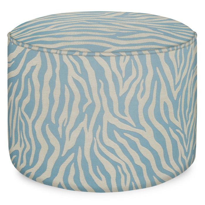 palais Poef Amina Lichtblauw