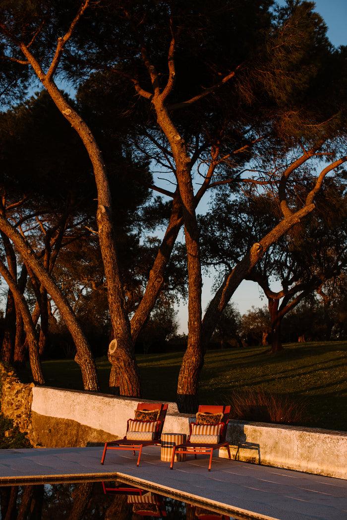 Palais Poef Jackie Karamel & Ecru