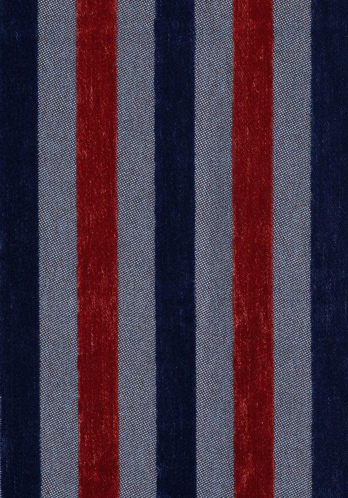 Palais Poef Jackie Navy & Bordeaux