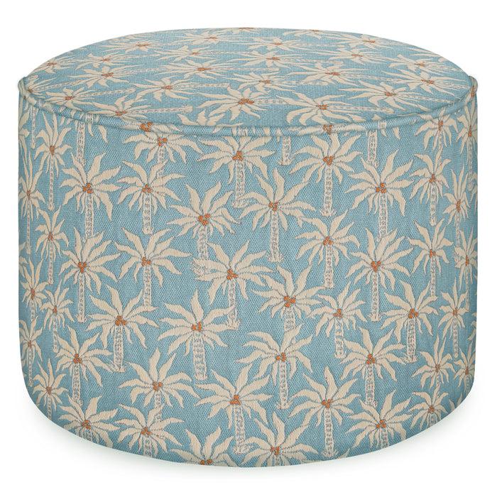 palais Poef Laura Lichtblauw & Ecru