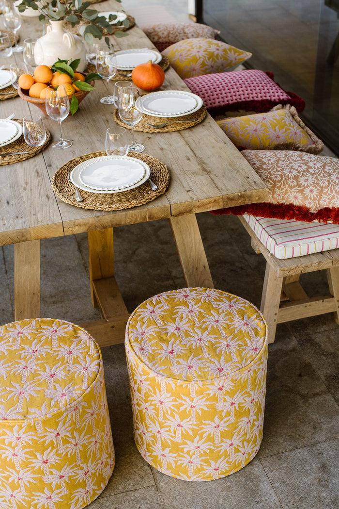 Palais Poef Laura Zonnebloem & Roze