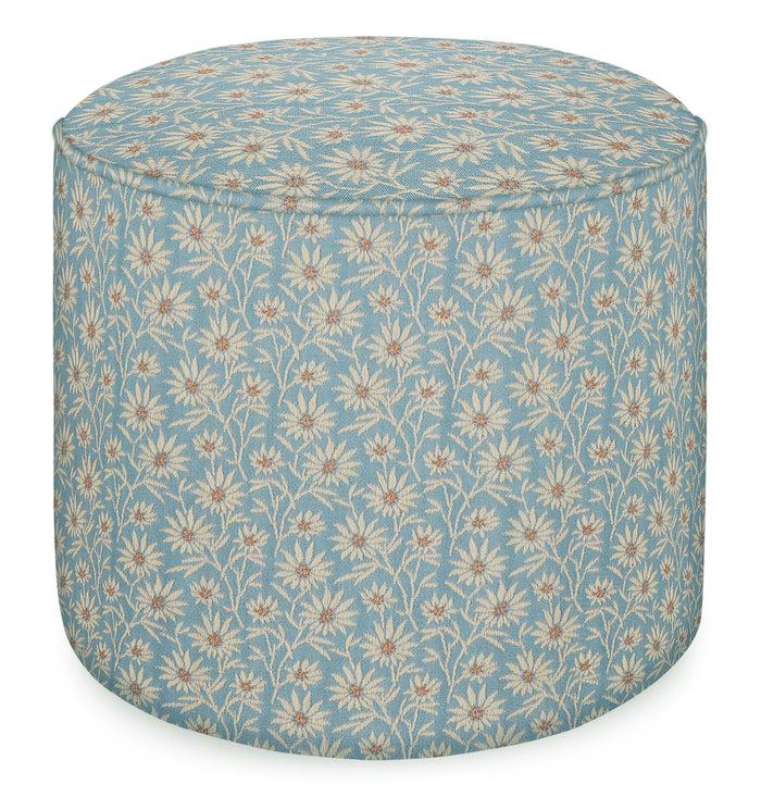 palais Poef Mako Lichtblauw & Ecru