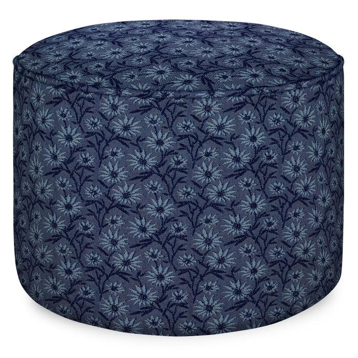 palais Poef Mako Lichtblauw & Navy