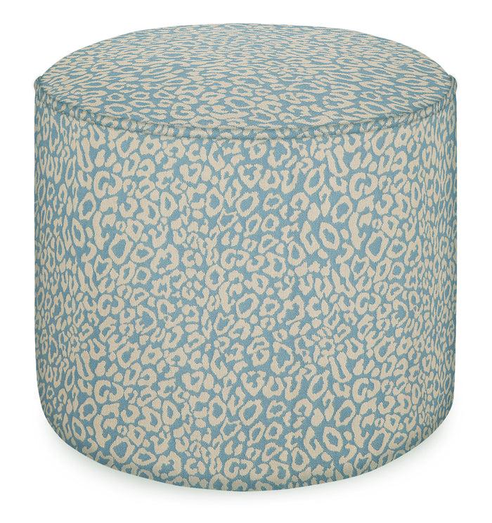 palais Poef Maya Lichtblauw & Ecru