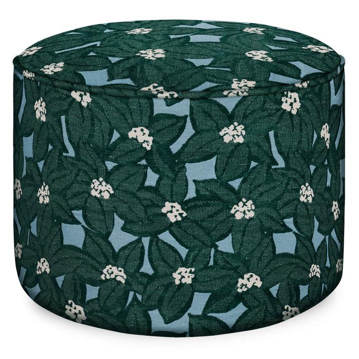 palais Poef Michelle Emerald & Lichtblauw