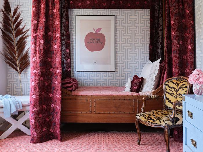 Palais Stof Michelle Roze & Bordeaux