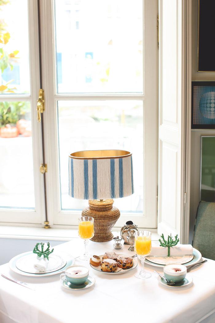 Palais Palais X Hôtel Magique Lampenkap Ava Lichtblauw