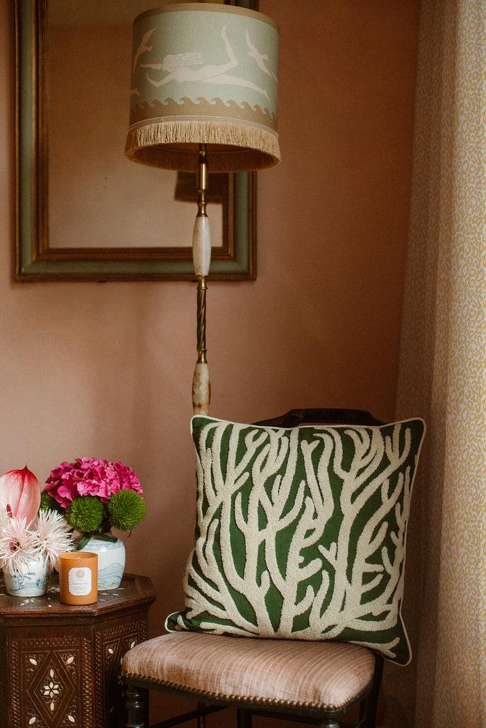 Palais Palais X Hôtel Magique Lampenkap Thalassa Antiek Groen & Zand