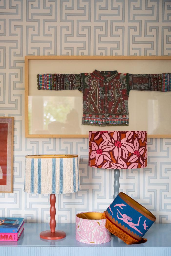 Palais Palais X Hôtel Magique Lampenkap Thalassa Donkerblauw & Roze